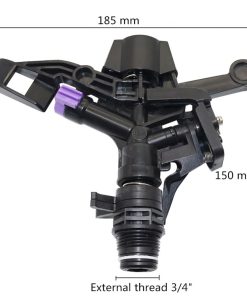 Béc tưới phun mưa cánh đập ren 27mm ren ngoài | Súng phun mưa cánh đập 27mm chỉnh góc