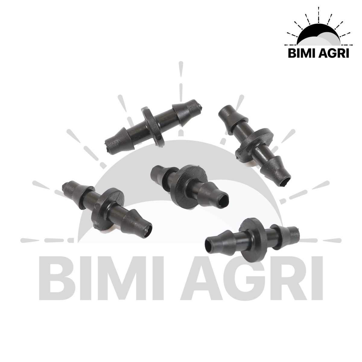 Khởi thủy 6mm - Khớp nối ống tưới PE/LDPE 6mm 2 đầu gân - Ảnh 4