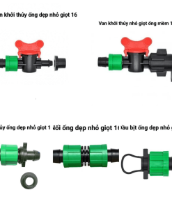 Phụ kiện ống nhỏ giọt 16mm
