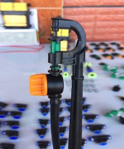 Van khóa sino 1 đầu trơn 1 gài và 2 gài nối béc tưới điều chỉnh lưu lượng và bán kính