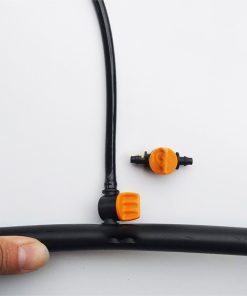 Van khóa sino 1 đầu trơn 1 gài và 2 gài nối béc tưới điều chỉnh lưu lượng và bán kính