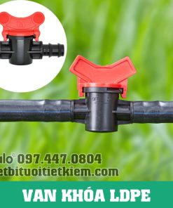 Van khóa LDPE 16-20-25-32 (Van nối LDPE)