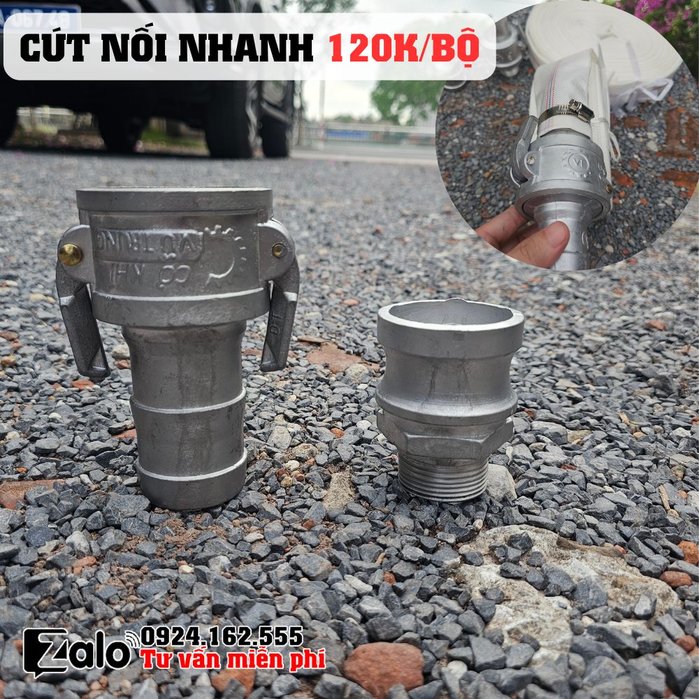 Khớp nối nhôm, cùm nối nhanh ống